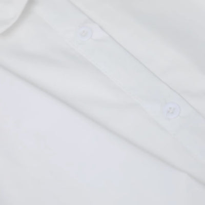 【ANNX】Front ruffle design oversized silhouette shirt  AN0017