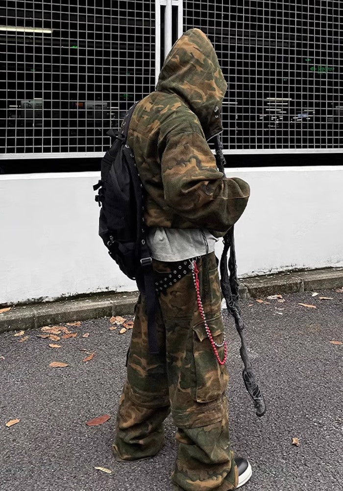 DARKFOG camouflage cotton まわせ jacket