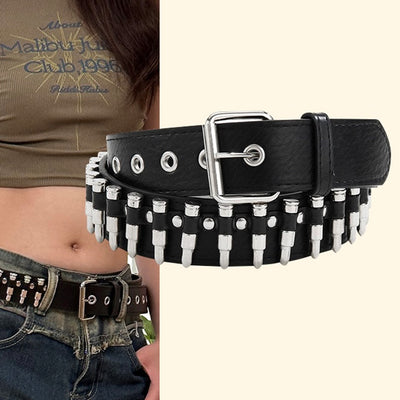 【11/4新作】Bullet Infinity Design Buckle High Mode Belt  HL3101