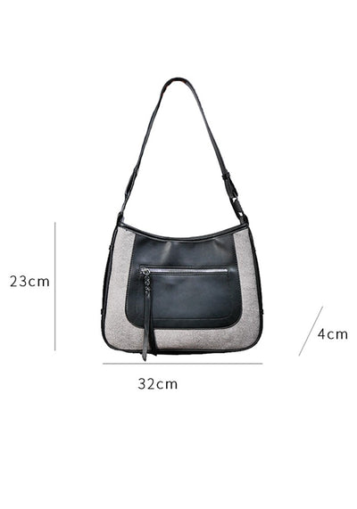 【PRT】Double monotone color big silhouette bag  PT0003