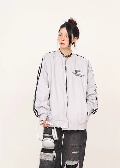 【CEDY】Full zip light design dull color casual jacket  CD0055