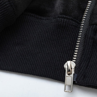 【NIHAOHAO】Dark Side Front Design Full Zip Hoodie  NH0181