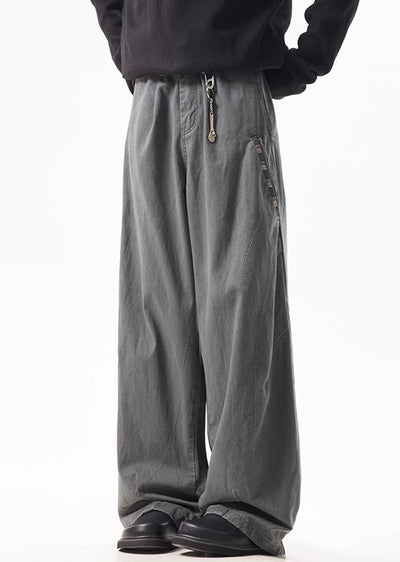 【ACRARDIC】Dull grey base colour wide silhouette pants  AI0020