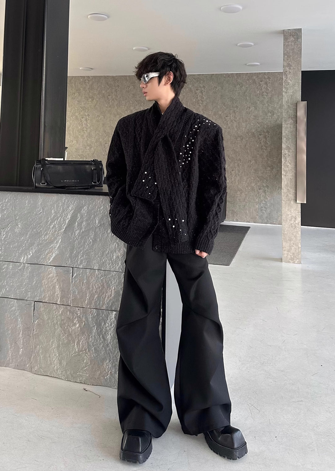 wide slacks luce garment ギミック