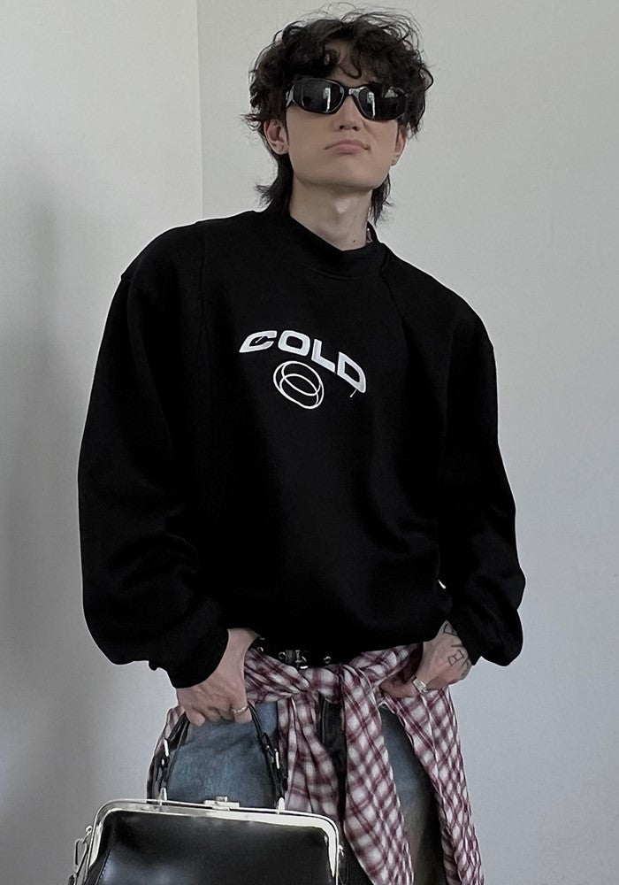 【SOULWORKER】Initial logo front design basic style sweatshirtc  SW0042