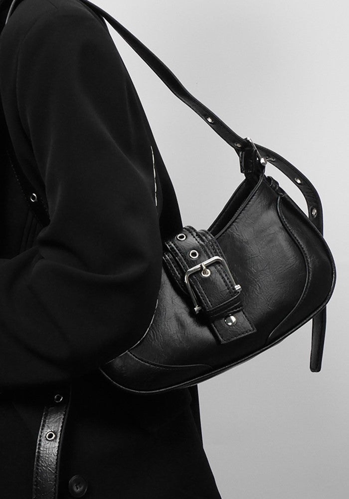 【PRT】Compact silhouette belt design buckle bag  PT0010