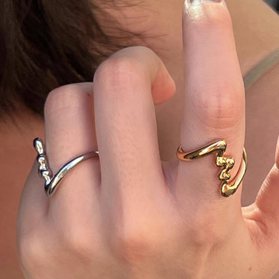 【CHEALIMPID】Gimmick Basic Style Glossy Base Ring  CL0012