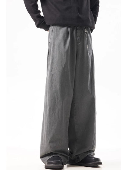 【ACRARDIC】Dull grey base colour wide silhouette pants  AI0020