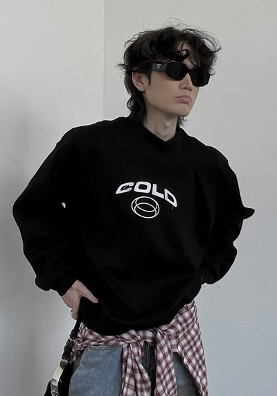 【SOULWORKER】Initial logo front design basic style sweatshirtc  SW0042