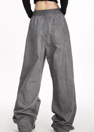 【NOONOZ】Dull basic simple wide tuck pants  NN0001