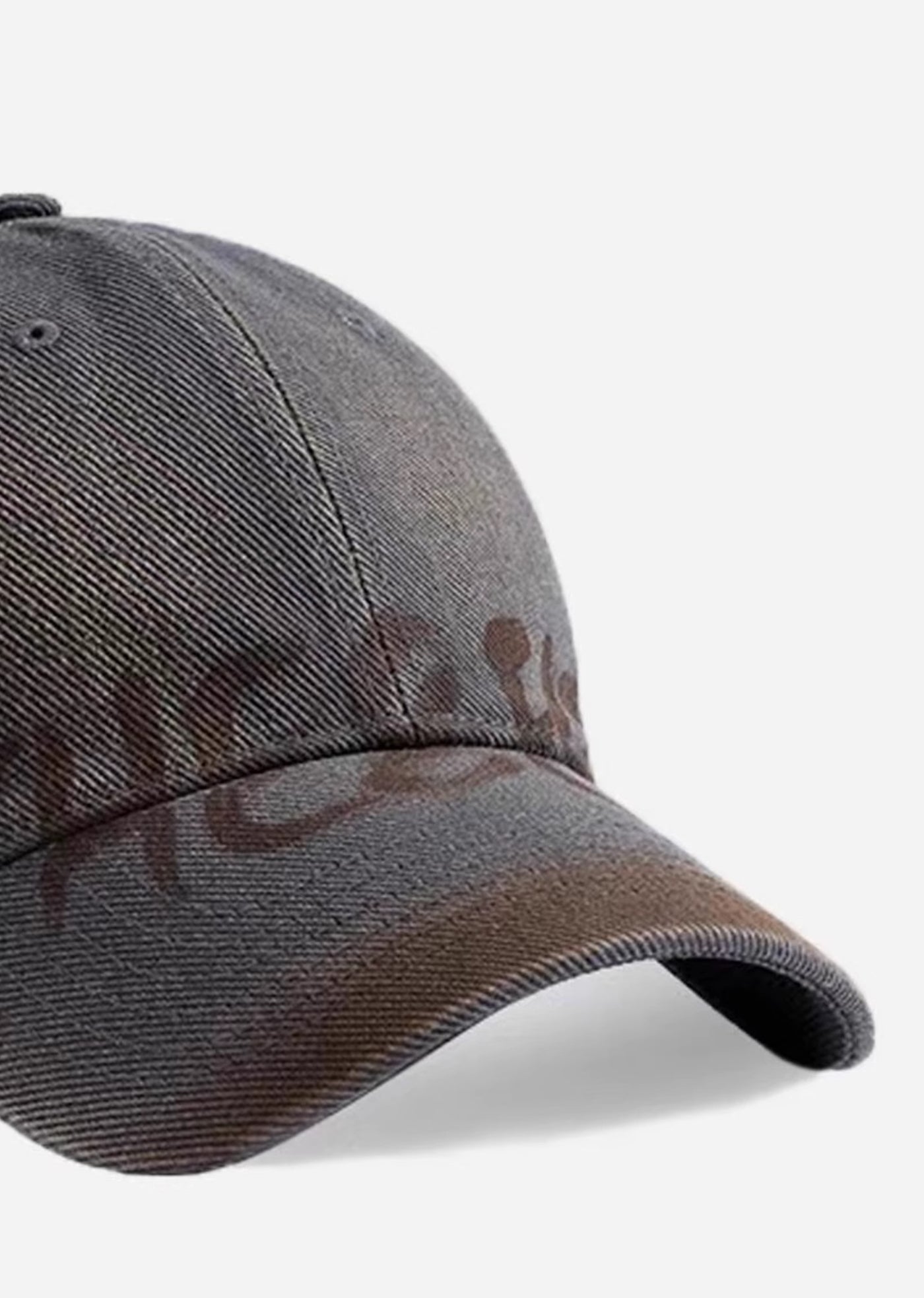 【MAXDSTR】Dull wash blood processing design dark cap  MD0164