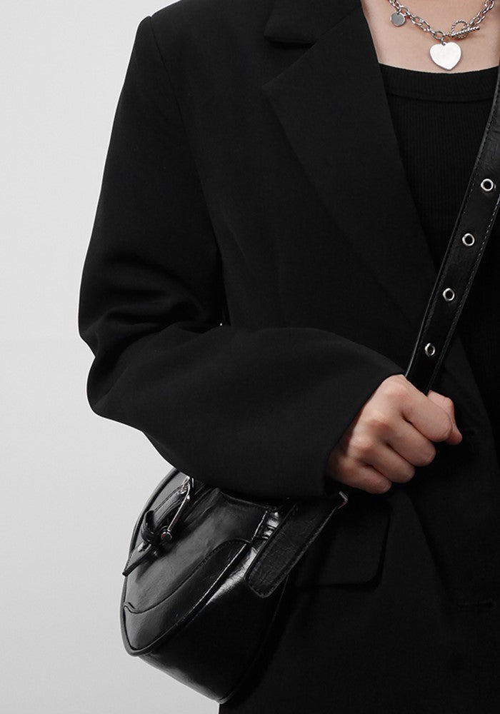 【PRT】Compact silhouette belt design buckle bag  PT0010