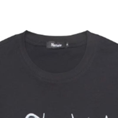 [ANNX] Glittering heart front design Y2k style short sleeve T-shirt AN0018