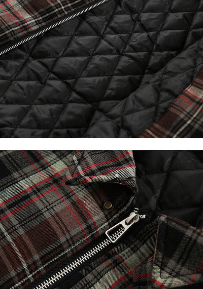 【CEDY】Basic check design distressed jacket  CD0067