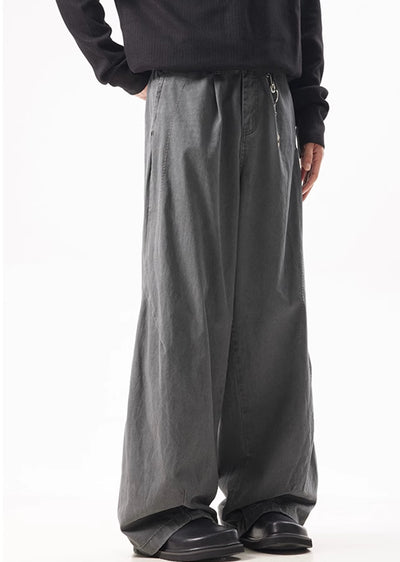 【ACRARDIC】Dull grey base colour wide silhouette pants  AI0020