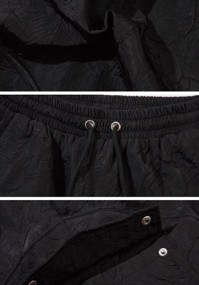【TR BRUSHSHIFT】Simple cargo design short wide silhouette pants  TB0040