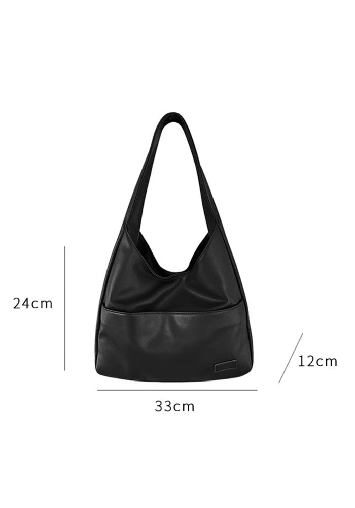 【PRT】Basic black color design all-purpose bag  PT0004