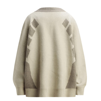 【NIHAOHAO】Gaming casual design balanced color sporty knit sweater  NH0172