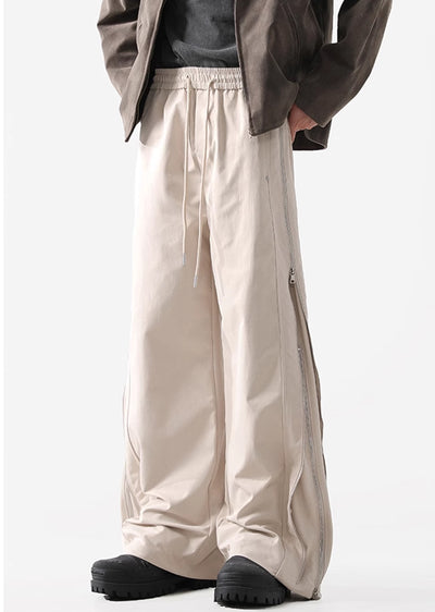 【ACRARDIC】Full side zip design casual mode pants  AI0021