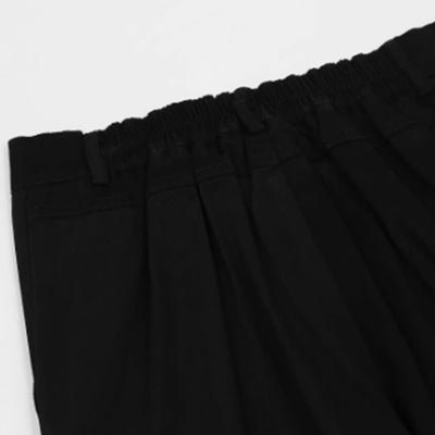 【ReIAx】Black chain zipper design slim pants  RX0011