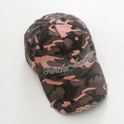 Random color camouflage design cap  HL3066