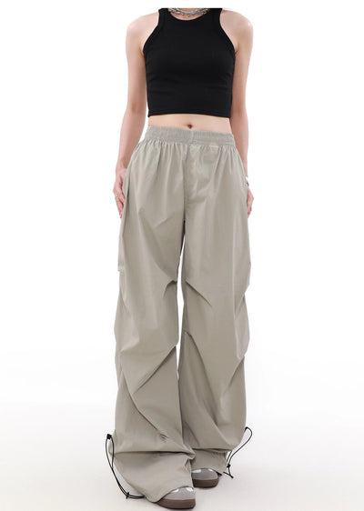 【MR nearly】Full volume silhouette Galatec casual pants  MR0094