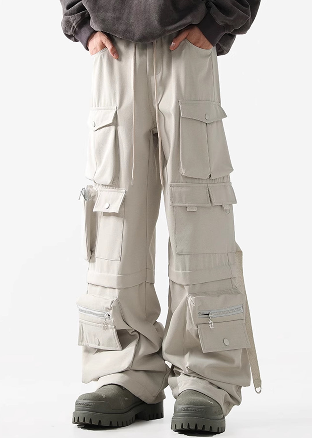 ACRARDIC】Multi-pocket multi-overdesign cargo pants AI0024 ACRARDIC】Multi-pocket multi-overdesign cargo pants AI0024