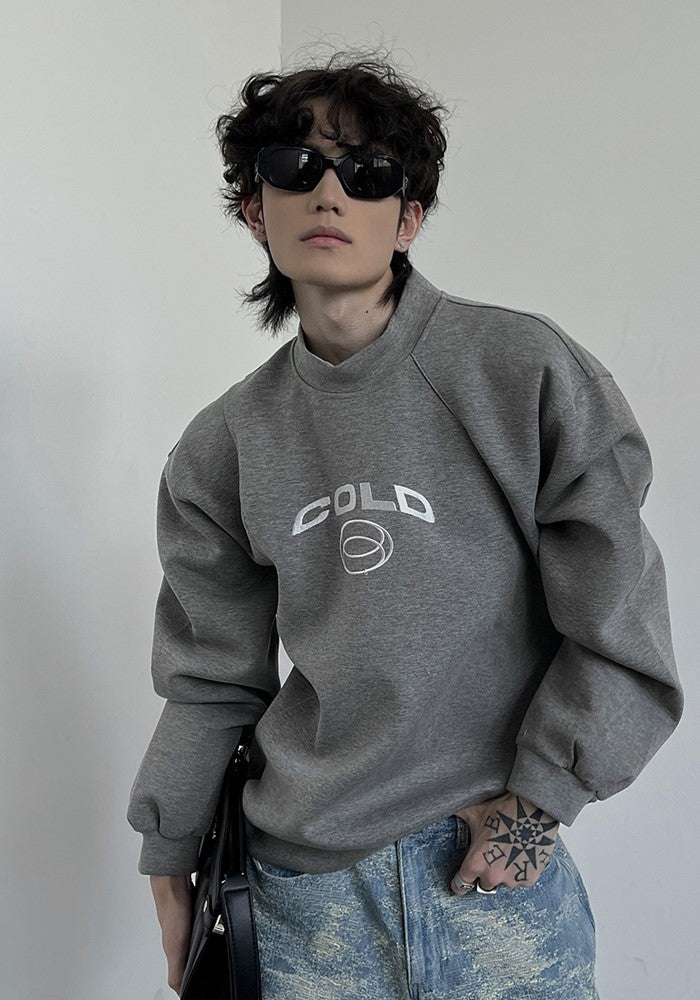 【SOULWORKER】Initial logo front design basic style sweatshirtc  SW0042