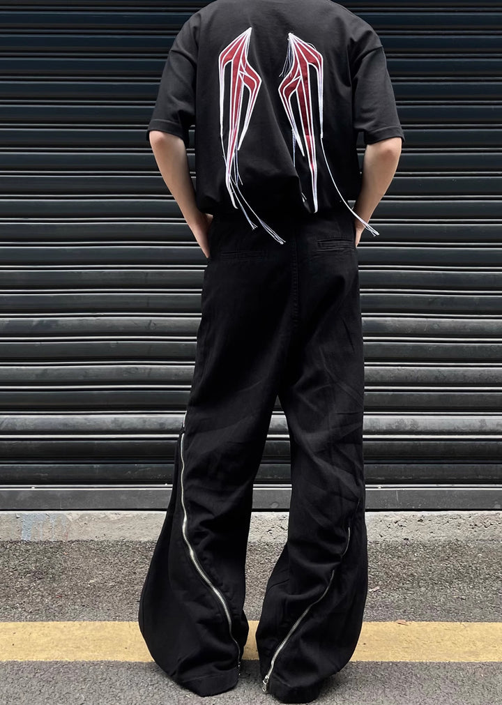 パンツ midas gimmick parachute zip flared pants MIDAS - 00s midas cargo pants gimmick flare y2kの通販 by n