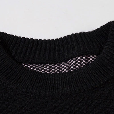 【k787】Summit middle stitching design butterfly knit  KL0001