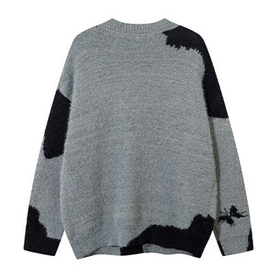 【k787】Dark design color butterfly style over cardigan  KL0003