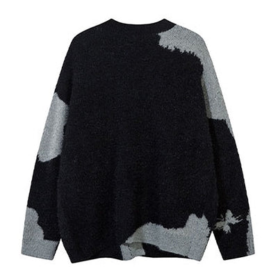 【k787】Dark design color butterfly style over cardigan  KL0003