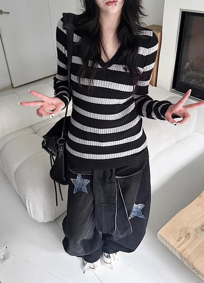 【Take off】Waist-changing design wide balloon silhouette denim pants  TO0034