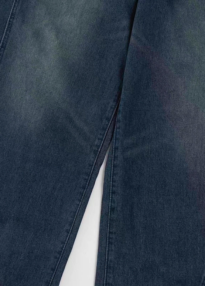 【Take off】Waist-changing design wide balloon silhouette denim pants  TO0034