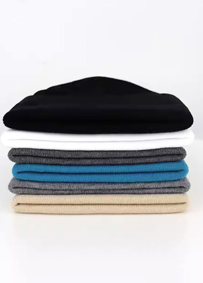 [9/18 new item] Normalized design simple taste knit hat HL2964