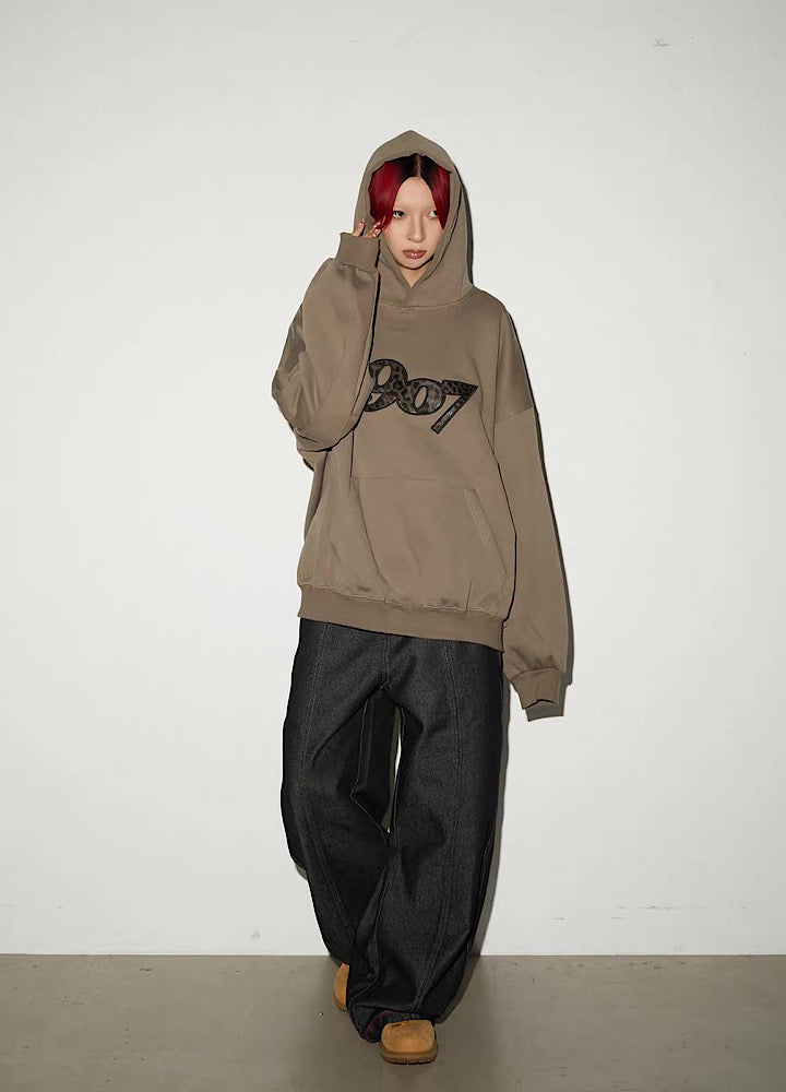 【MICHINNYON】Simple basic style black and red line denim setup  MY0060