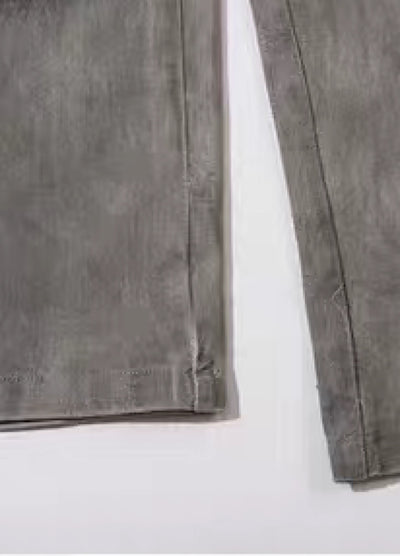 [MR nearly] Acid vintage design double cargo denim pants MR0076
