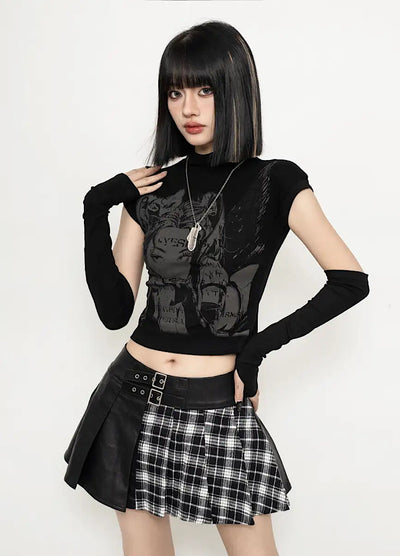 【ZERO STORE】Double gimmick design ruffle short style skirt  ZS0017