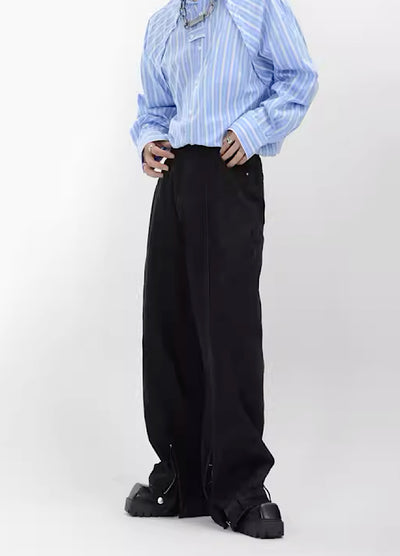 [LUCE GARMENT] Multiverse line falling silhouette denim LG0044