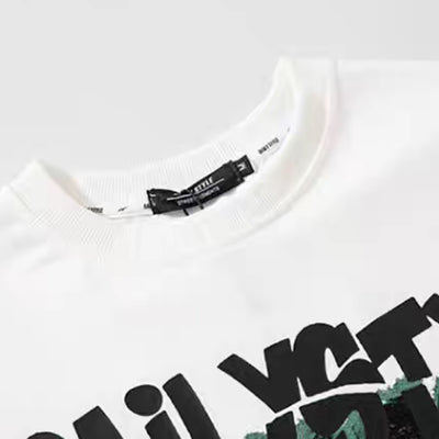 【VEG Dream】Grunge street design graphic short sleeve T-shirt  VD0223