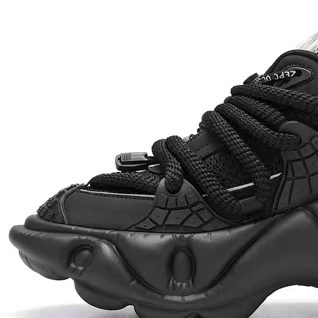 【6/14新作】Multi different color dull color gimmick wide sneakers  HL3153