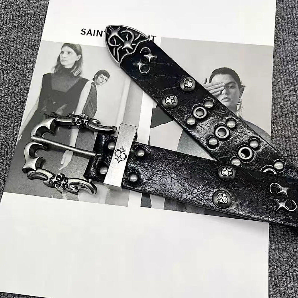 【6/14新作】Gotsume Blood Over Medieval Design Belt  HL3156