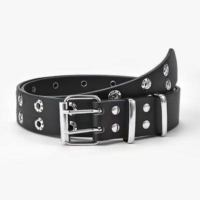 【6/14新作】Double patch design basic color belt  HL3157