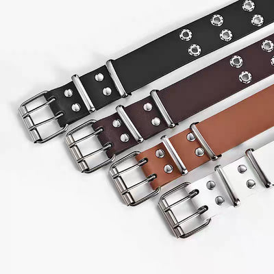 【6/14新作】Double patch design basic color belt  HL3157