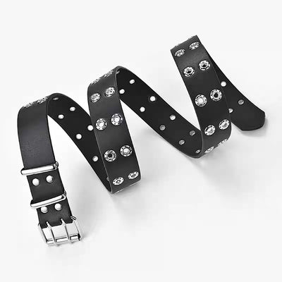 【6/14新作】Double patch design basic color belt  HL3157