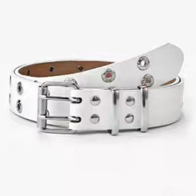 【6/14新作】Double patch design basic color belt  HL3157