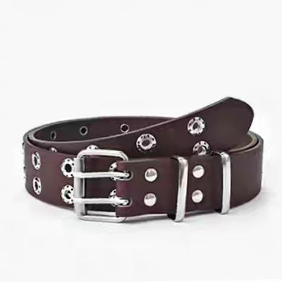 【6/14新作】Double patch design basic color belt  HL3157