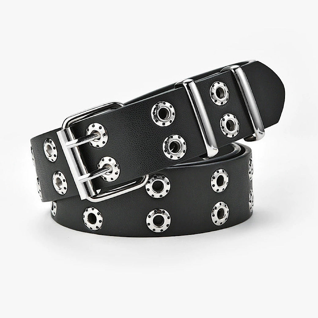 【6/14新作】Double patch design basic color belt  HL3157