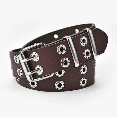 【6/14新作】Double patch design basic color belt  HL3157