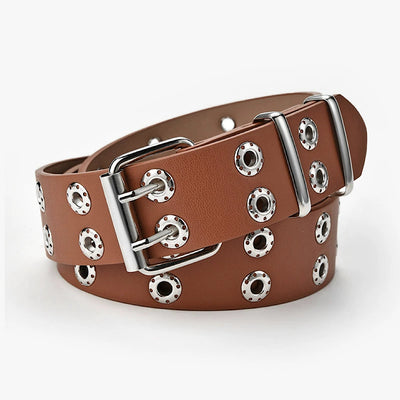【6/14新作】Double patch design basic color belt  HL3157